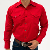 Camisa Rodeo West Lisa Roja 005